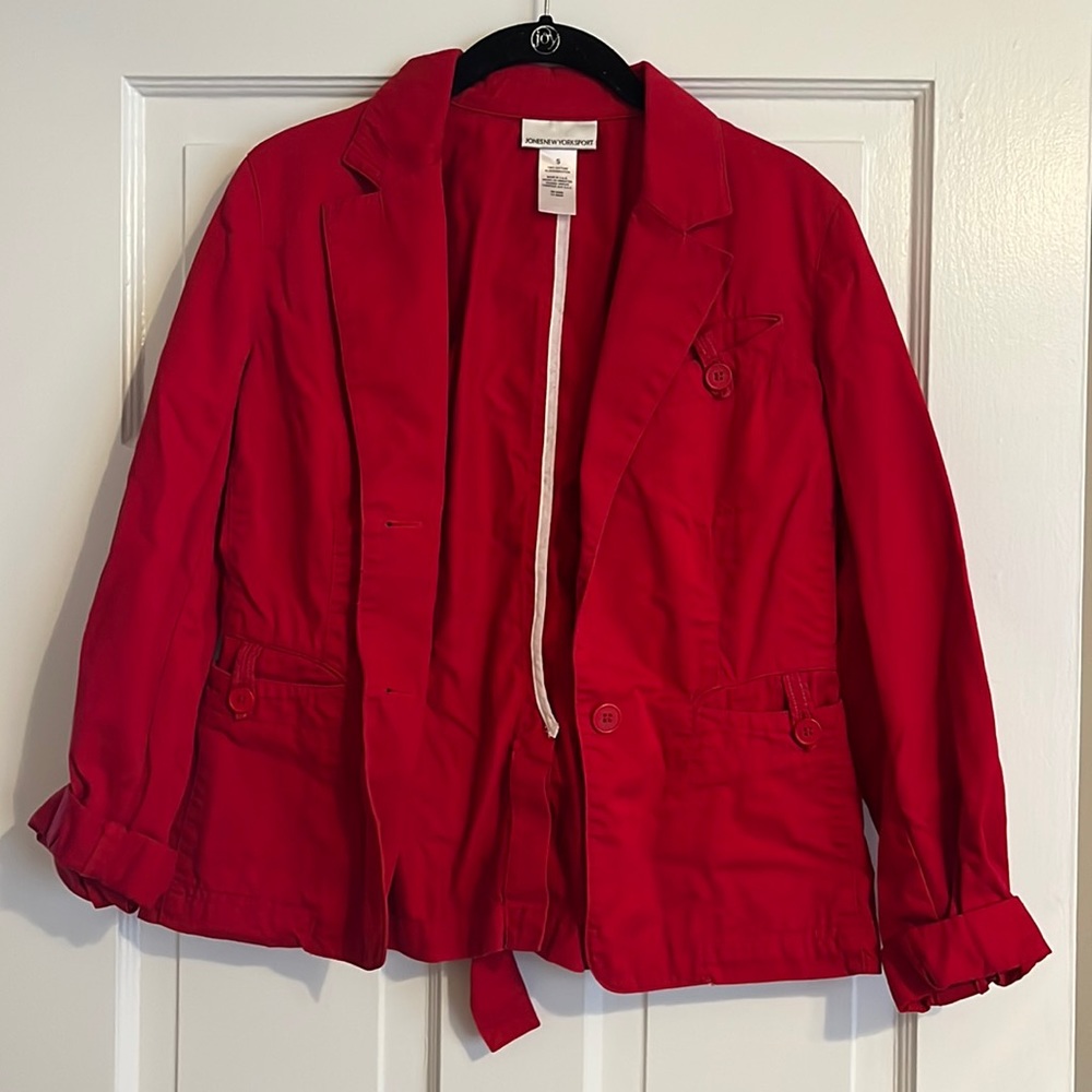 Red Jones New York Sport jacket